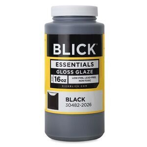 NWT Blick Essentials Gloss Glaze Pint Black